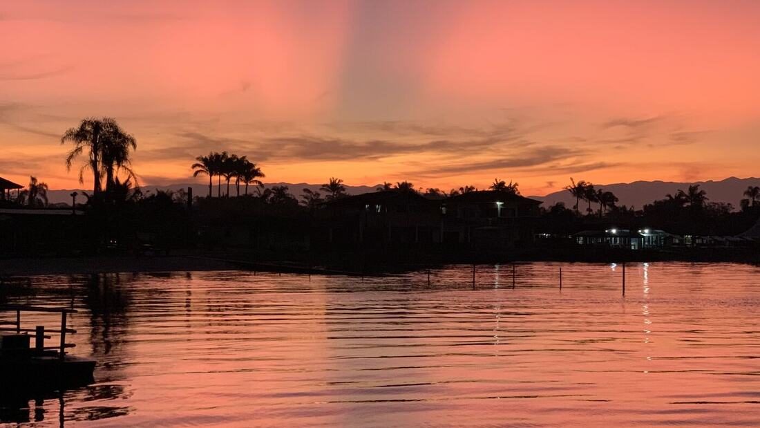 Pôr do sol na Vila
