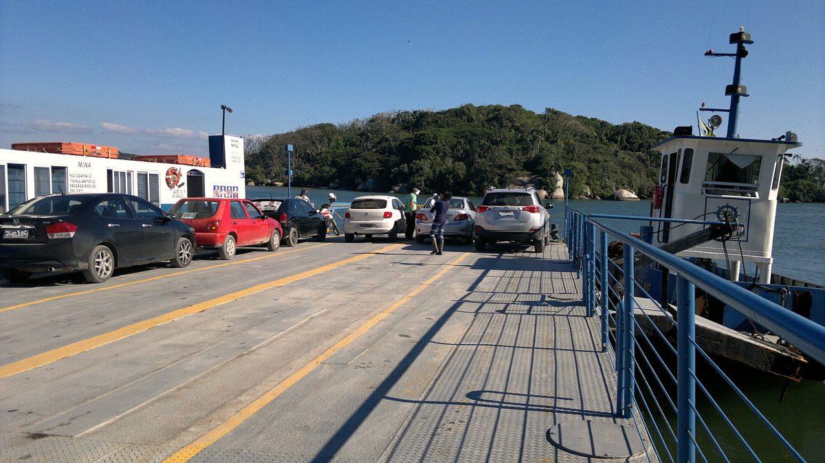 A bordo do ferry