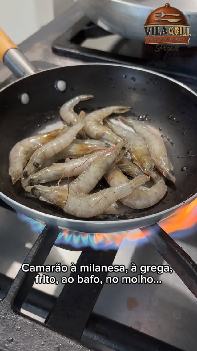 Camarão na panela