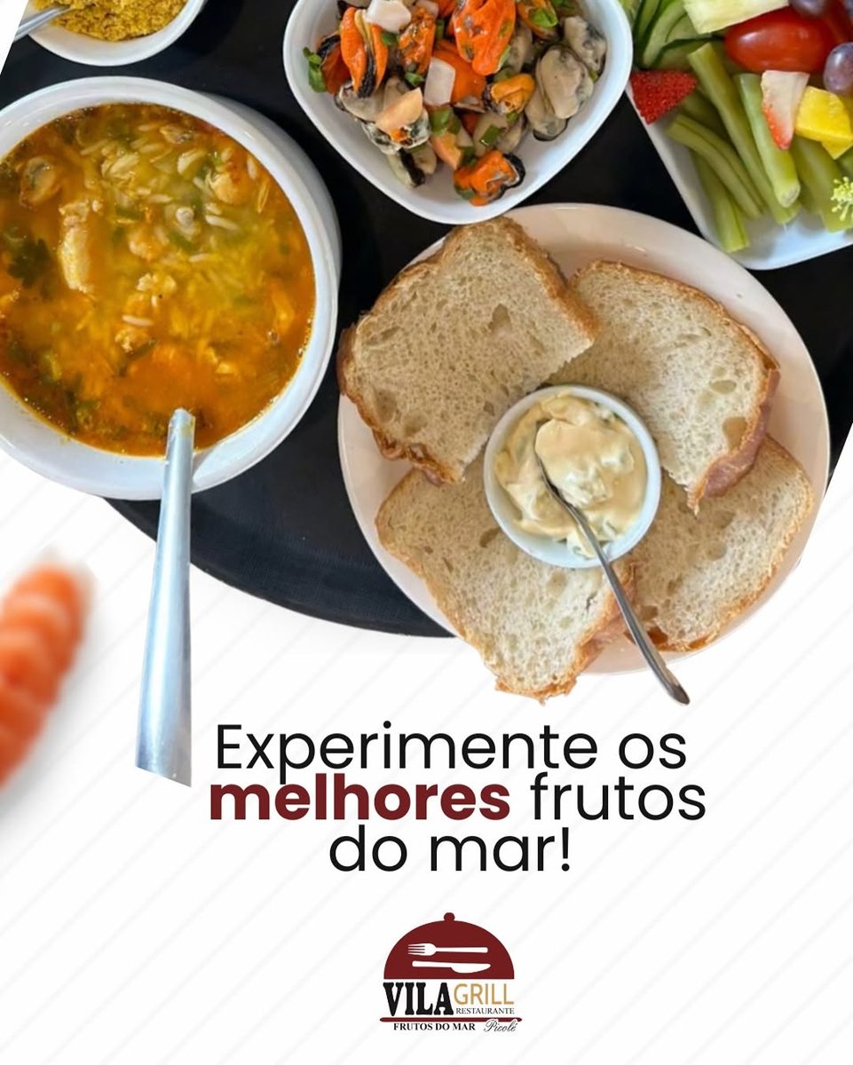 Frutos do mar à mesa